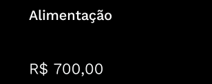 saldo alimentação